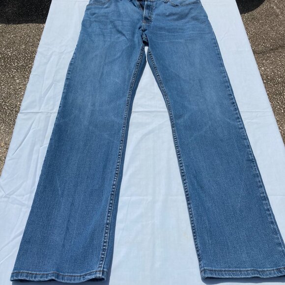 Wrangler Jeans Men's 34x34 Regular Straight Fit / Straight Leg Blue Denim 2 Pair - Picture 9 of 16